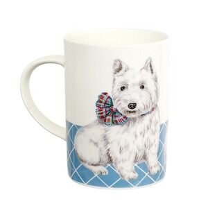 Crown Trent West Highland White Terrier Coffee Mug Rare UK Fine Bone China